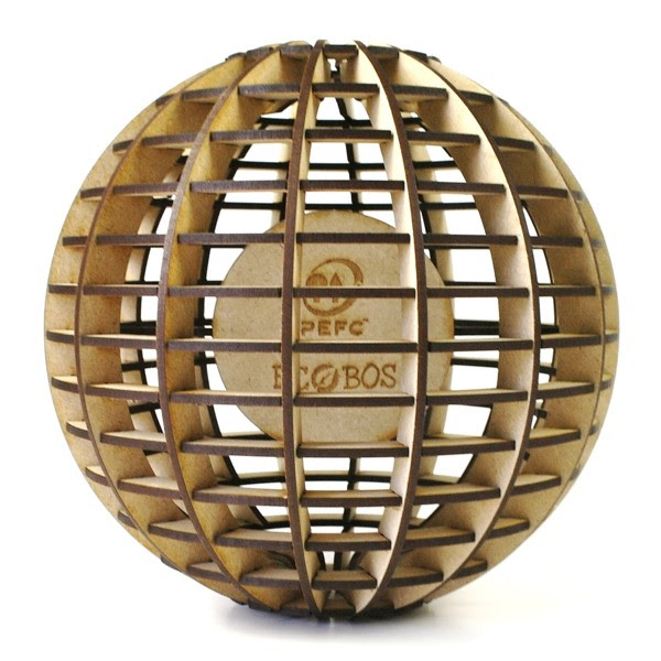 Ecobos houten Globe award